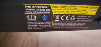 Elektrická kolobežka URBAN 500 V ZÁRUKE - 2