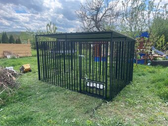 Voliera pre psa, dvoj voliera, koterec od 2x2m - 2