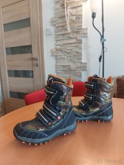 Detske zimne cizmy na suchy zips velkost 30 - 2
