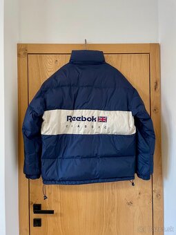 vintage retro puffer jacket páperová bunda Reebok Classic - 2