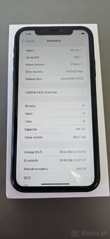 Iphone 11 64GB Black - 2