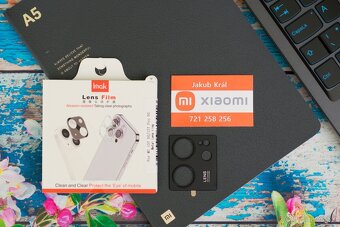 Kovová krytka na zadný fotoaparát Xiaomi, Redmi, Poco - 2