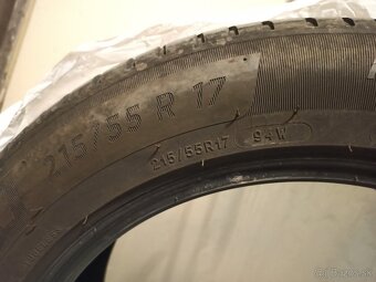 Predam Michelin 215/55 R17 letné pneumatiky - 2