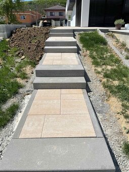 Zamkova dlazba výkopové práce - 2