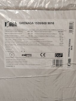 Kúpeľňový radiátor - nový Grenada 1536/600mm - 2