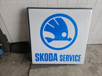 Reklamná tabula Škoda - 2