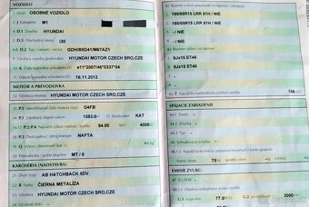 Hyundai i30 1.6 CRDI 2012 predám PREVODOVKA, MOTOR D4FB DVER - 2