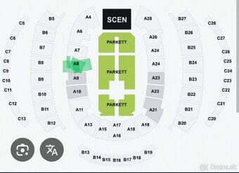 2 lístky MS v hokeji 2025 SVK - FIN (Stockholm) - 2