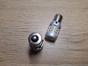 LED smerovky oranžové BA15S BAU15S CANBUS - 2