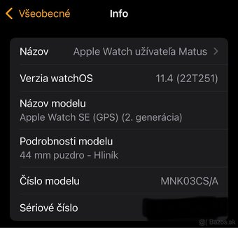 Predám Apple Watch SE2 - 2