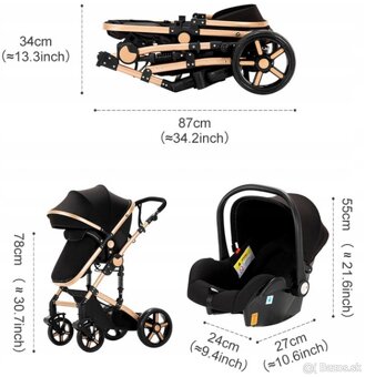 Predám nový detský kočík 3v1 - 2