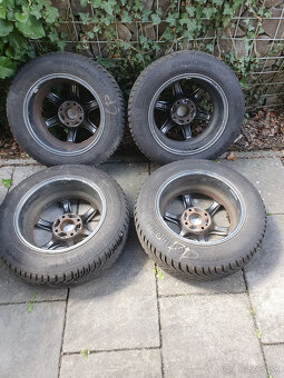 Predám hliníkové disky RIAL 15" + zimné pneu ET42 - 4x114,3 - 2