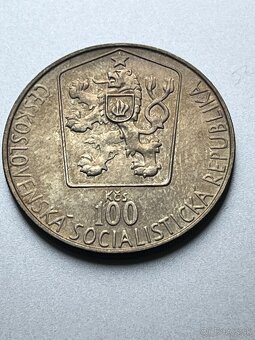 100 Kčs/1985 Majstrovská sveta v ľadovom hokeji - 2