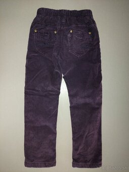 zateplené nohavice (128 cm) - 2