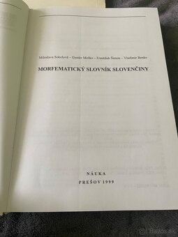 Morfematický slovník slovenčiny - 2