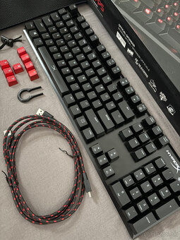 Predám Mechanickú klávesnicu HyperX Alloy FPS Cherry MX Red - 2