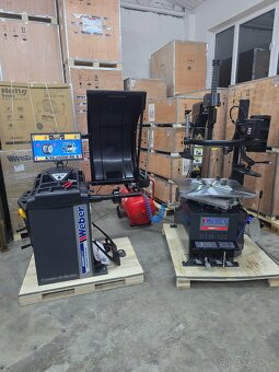 WEBER - Vyvažovačka LCD + prezúvačka s ramenom - 2