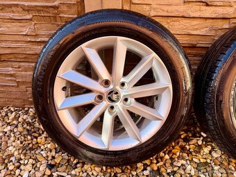 Komplet sadu alu Škoda HELIX 5x112 205/55 R16. - 2