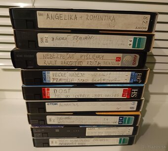 VHS videokazety nahrate - 2