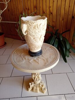 Stolik, Váza, starožitnosti, keramika, nábytok, konferenčny - 2