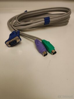 Predám VGA + PS/2 KVM kábel (klávesnica + myš + VGA) - 2