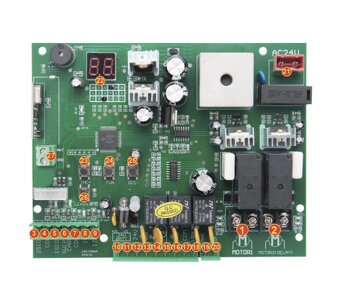 Elektronika pre pohon krídlovej brány - 2