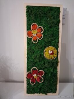 Machový obraz Kvety - 2