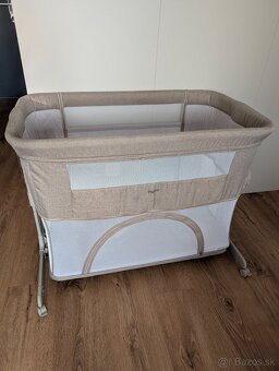 Cestovná postieľka Espiro Cloud beige / béžová - 2