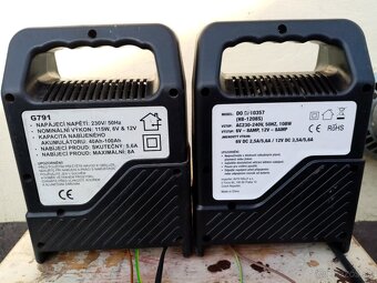 Nabijačky autobaterii 6v 12v - - 2