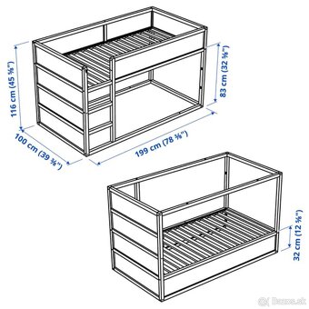 Postel IKEA Kura - 2