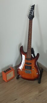 Gio Ibanez GSA 60 BS Sunburst + Orange Crush Mini - 2
