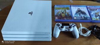 Ps4 pro 1tb+hry - 2