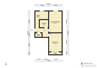 Krásny 3 izbový byt s vlastným kúrením, 72 m2, Lipany - 2
