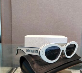 Dior biele slnečné okuliare - 2