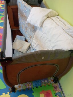 Cestovná postieľka+ matrac+ vankúš/perinka - 2