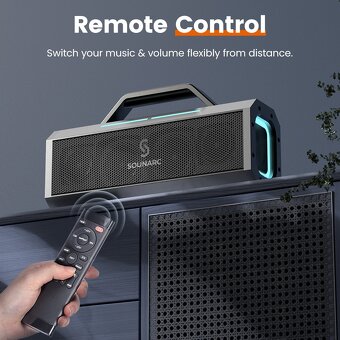 Sounarc K1 je karaoke boombox na rodinnú párty 150W - 2
