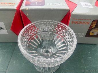 Retro zmrzlinovy pohár, kryštál - 2