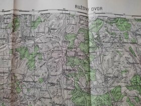 Stara mapa  originál z I. ČSR  - Ružový dvor - 2