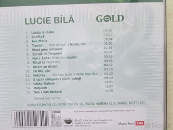 Lucie Bílá - Gold, Prasklá Struna, Workshop, Wentil, - 2
