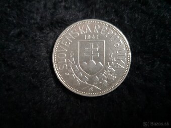 minca strieborna Slovensky štát 20 kslov.CYRIL A METOD - 2