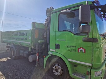 MAN TGL 12.220 s hydraulickou rukou trojstranný sklápač / v - 2