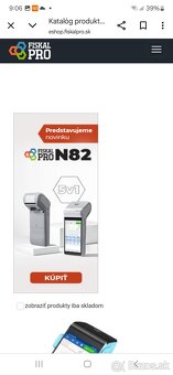 Pokladňa fiskalPRO N82 - 2