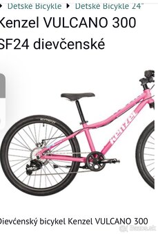 Dievčenský bicykel 24 - 2