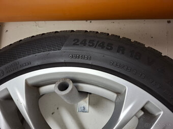 BMW M disky r18 5x120 zimna sada Continental 245/45 R18 - 2