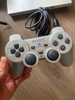 Ps2 slim silver + 6 hier - 2