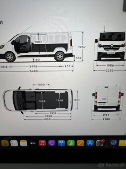 Prenájom dodavky Renault Trafic L2H1 VOLNA OD 15.8. - 2