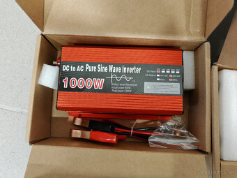 Menič 12V na 230V čistý sínus - 2