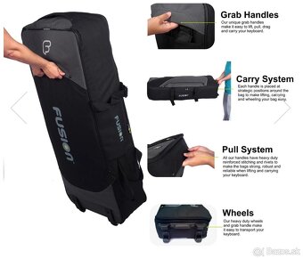 Softbag Fusion 88 klaves s kolieskami - 2