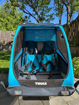 Cyklovozík Thule pre dve deti + Horský bicykel Cannondale - 2
