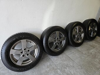 ‼️Alu disky DEZENT 16" +❄️zimné pneu DUNLOP 215/65 R16 - 2